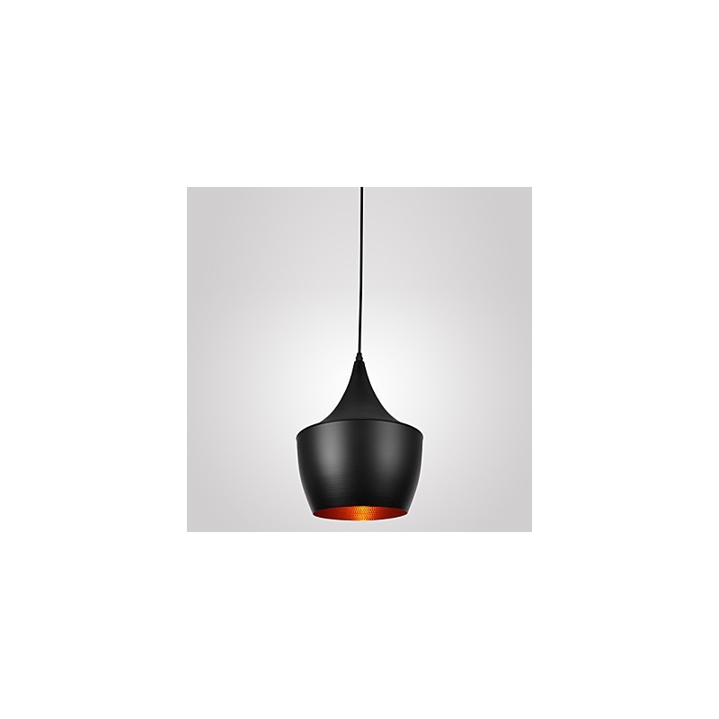 Moderne Pendelleuchte im Retro-Mini-Stil mit Gemälden