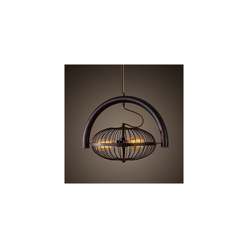 Retro Klassische Metall Decke Fan Lichter Einfache Anhänger Lampen Cafe Anhänger Lampe
