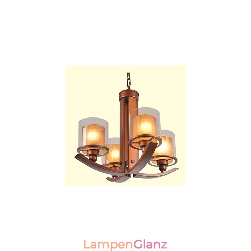Traditioneller klassischer Kronleuchter aus Metall im Mini-Retro-Stil