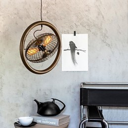 Retro Klassische Metall Decke Fan Lichter Einfache Anhänger Lampen Cafe Anhänger Lampe