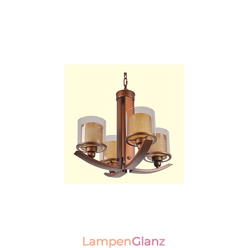 Traditioneller klassischer Kronleuchter aus Metall im Mini-Retro-Stil