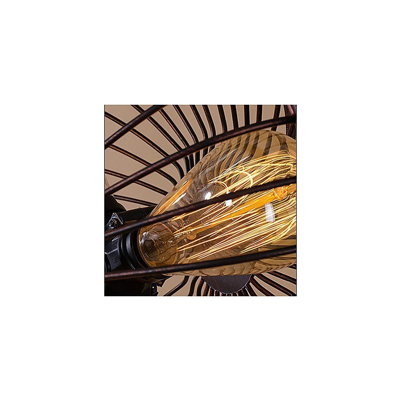 Retro Industrielle Windlampe Ventilator Pendelleuchte im amerikanischen Stil