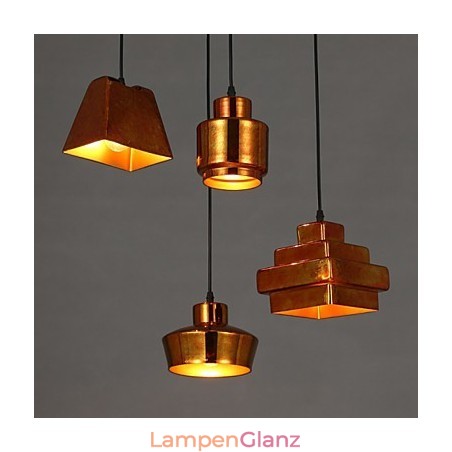 Amerikanischen Land Retro Glas Kronleuchter Rostig Sitzen Droplight