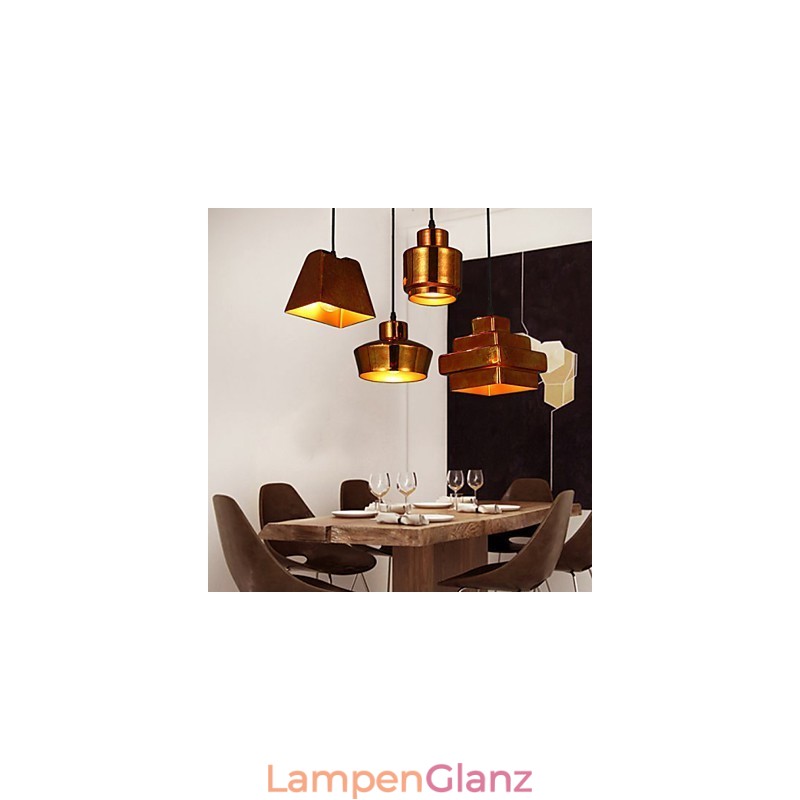 Amerikanischen Land Retro Glas Kronleuchter Rostig Sitzen Droplight