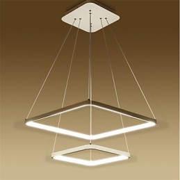 Modernes Design 4 Pendelleuchte Zwei Ringe
