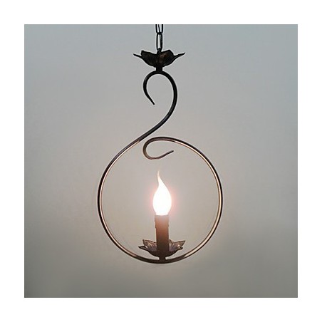 Bronzene Pendelleuchte im Mini-Landhausstil Bronzene Pendelleuchte im Mini-Landhausstil