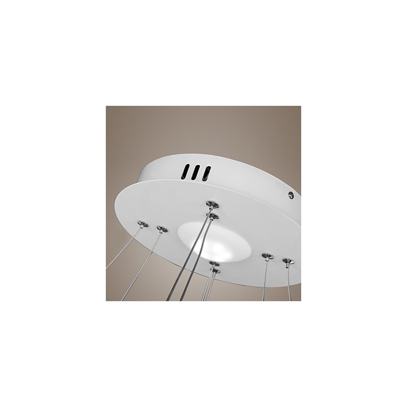 Modernes Design Pendelleuchte 4Hochwertige Acryl Doppelring Fit