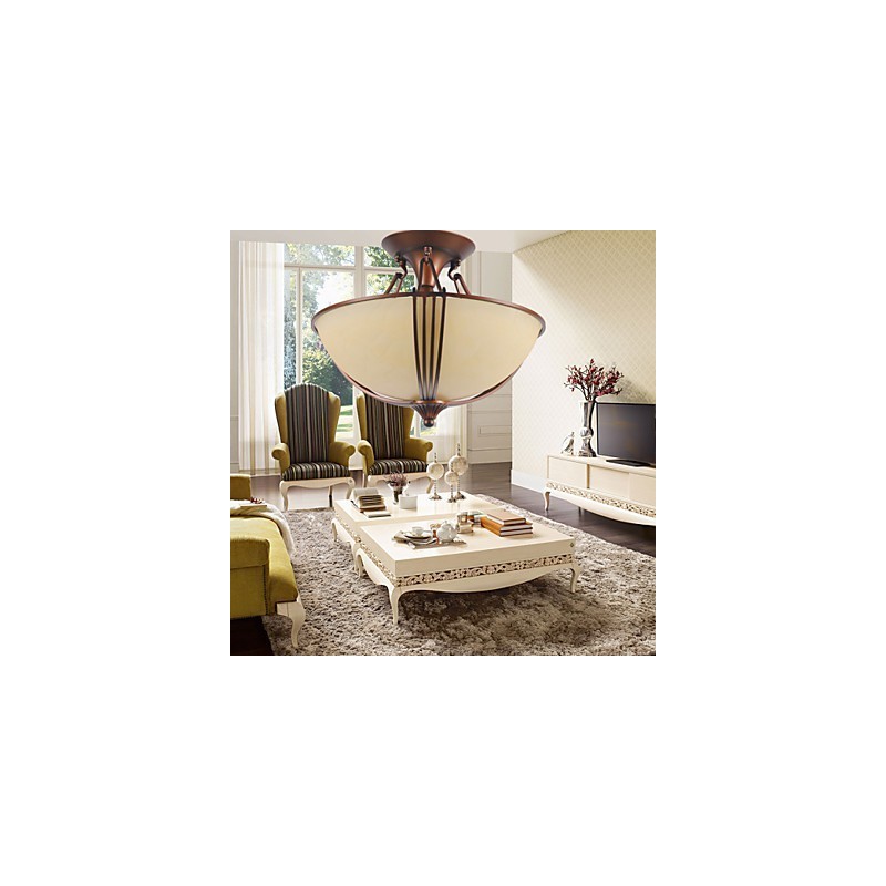 Rustikale Lodge Vintage Mini-Stil Malerei Metall Pendelleuchte