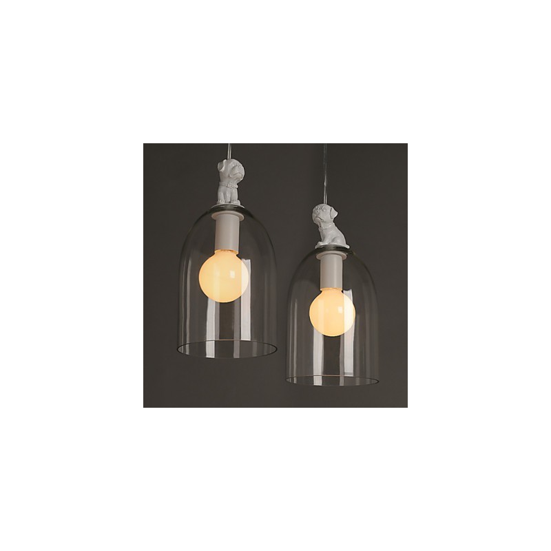 Die Cartoon-Hund-Hängelampe Taipei Rural Glass Individuality Creative Small Droplight Lamp