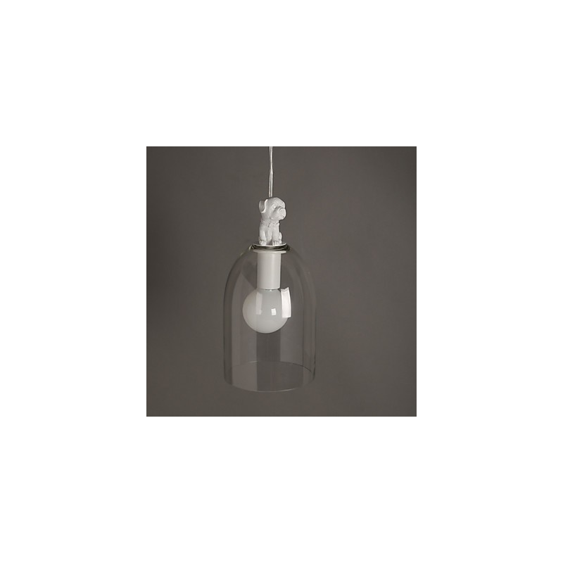 Die Cartoon-Hund-Hängelampe Taipei Rural Glass Individuality Creative Small Droplight Lamp
