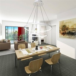 Pendelleuchte Modernes Design Hochwertige Zwei Ringe