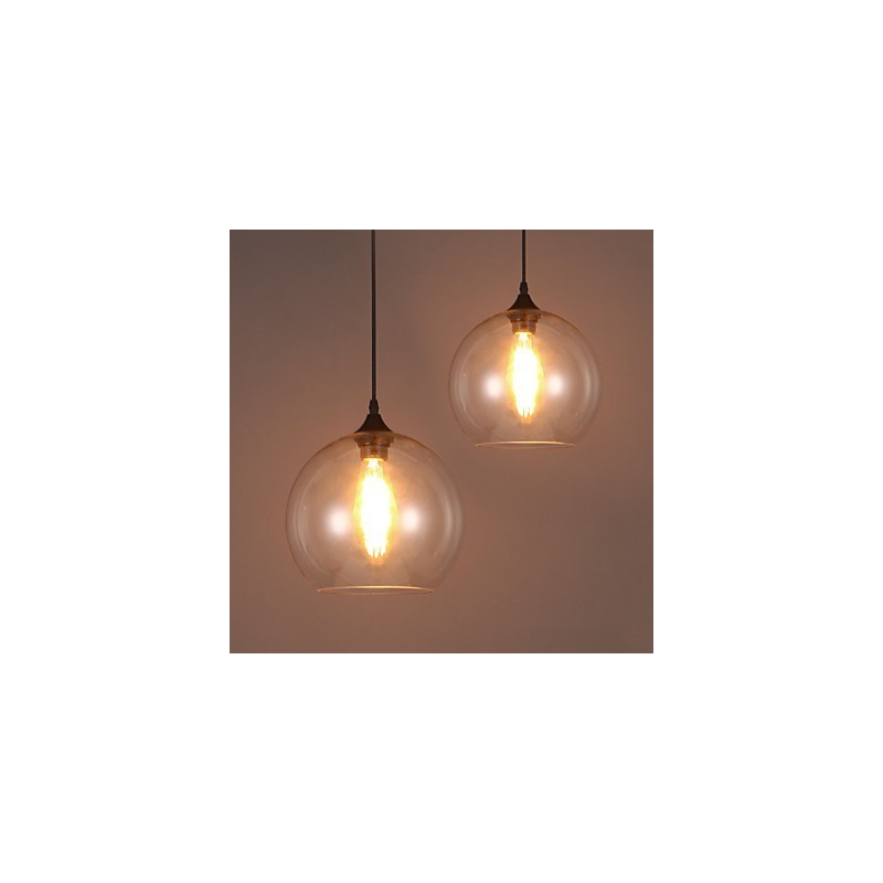 Amerikanischen Kreative Nordic Vertraglich Ländlichen Glas Ball Single Head Droplight Lanp