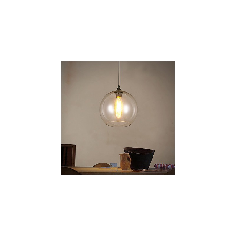 Amerikanischen Kreative Nordic Vertraglich Ländlichen Glas Ball Single Head Droplight Lanp