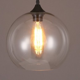 Amerikanischen Kreative Nordic Vertraglich Ländlichen Glas Ball Single Head Droplight Lanp