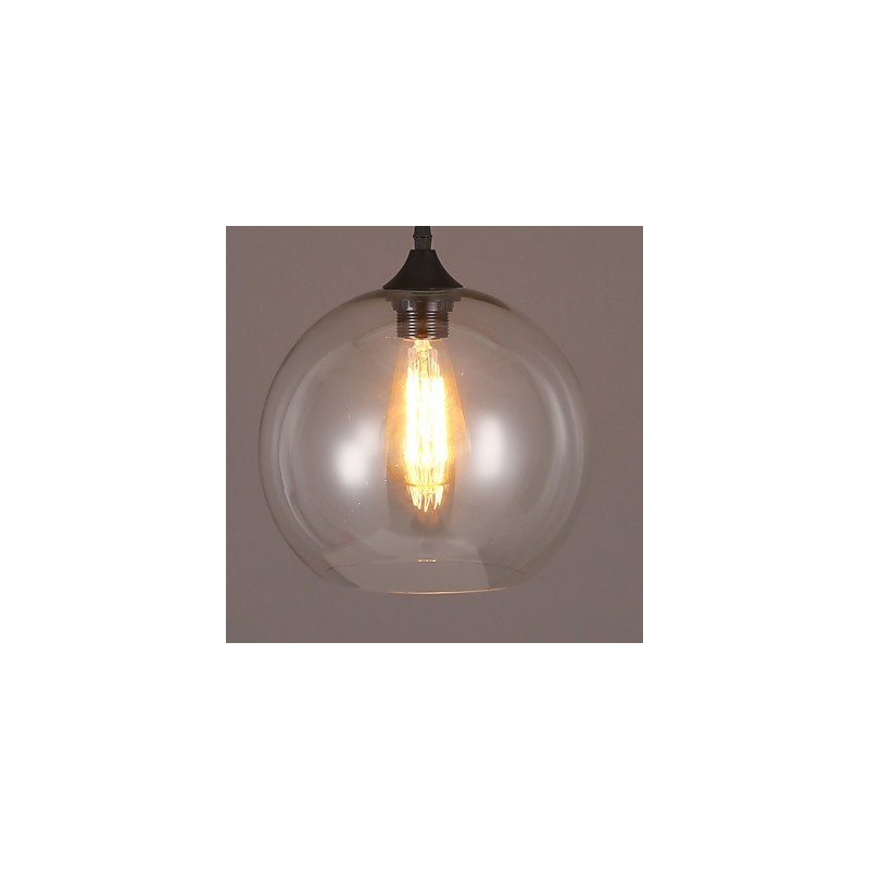 Amerikanischen Kreative Nordic Vertraglich Ländlichen Glas Ball Single Head Droplight Lanp