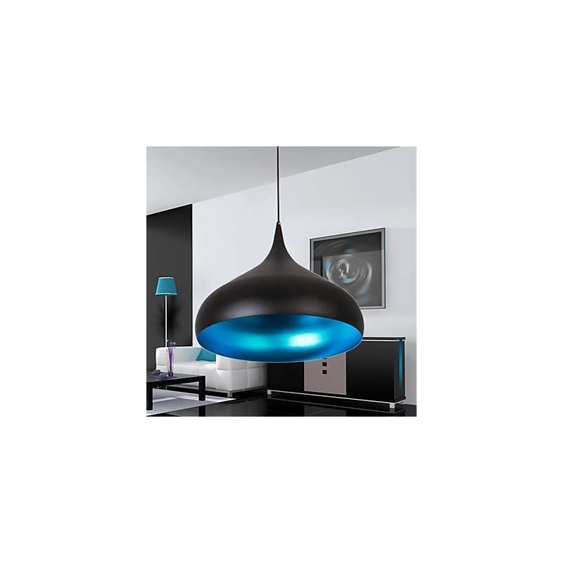 Moderne zeitgenössische Retro-Schüssel Mini-Stil Malerei Pendelleuchte