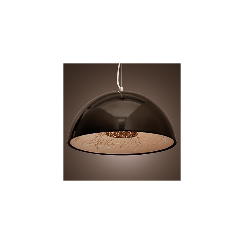 Moderne zeitgenössische Pendelleuchte im Mini-Stil mit Gemälde