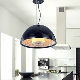 Moderne zeitgenössische Pendelleuchte im Mini-Stil mit Gemälde