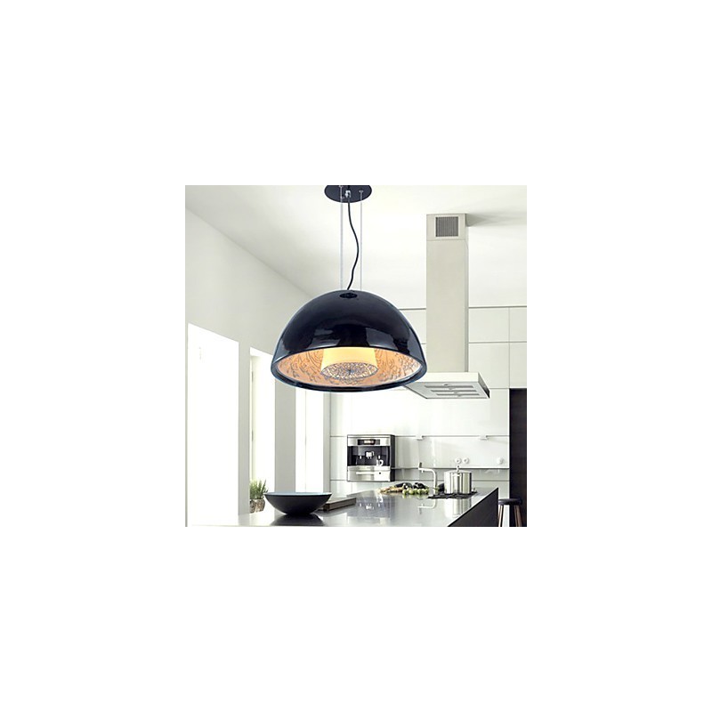 Moderne zeitgenössische Pendelleuchte im Mini-Stil mit Gemälde