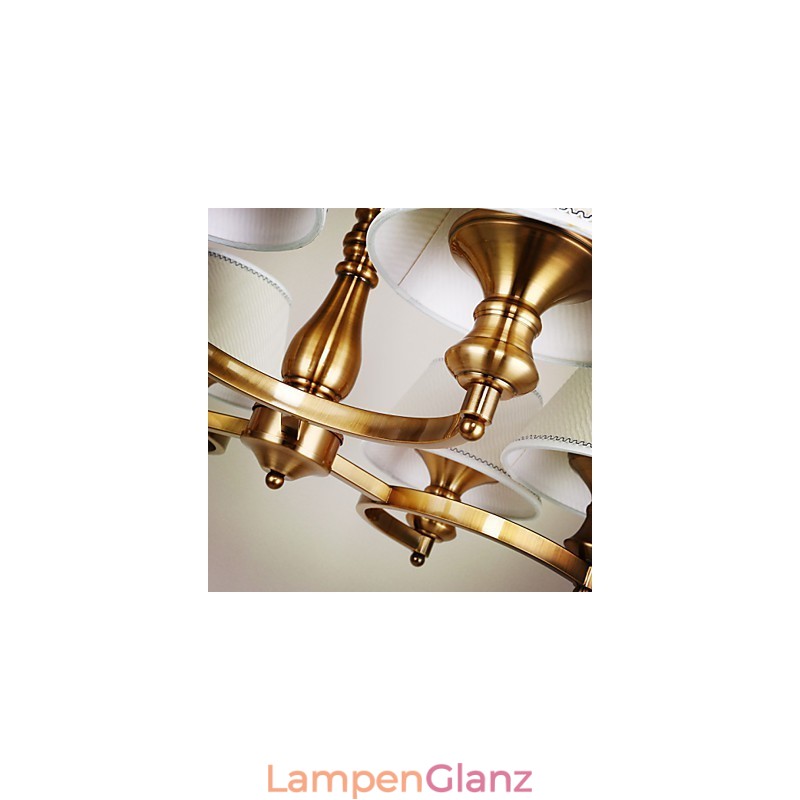 Rustikaler Kronleuchter im Vintage-Mini-Stil aus galvanisiertem Metall der Lodge