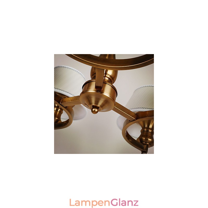 Rustikaler Kronleuchter im Vintage-Mini-Stil aus galvanisiertem Metall der Lodge