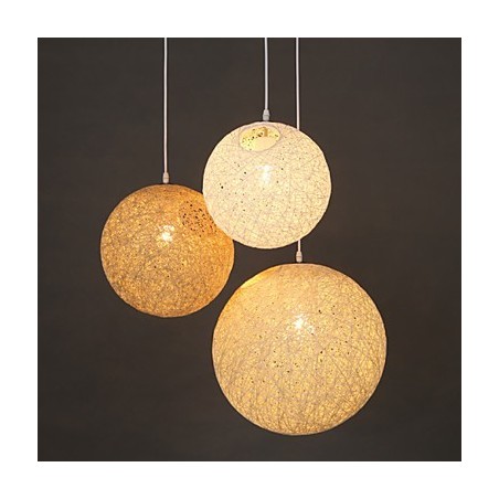 Zeitgenössische und vertraglich vereinbarte sphärische Cany Art Lampe Hanf Ball Pendelleuchte Zeitgenössische und vertraglich vereinbarte sphärische Cany Art Lampe Hanf Ball Pendelleuchte