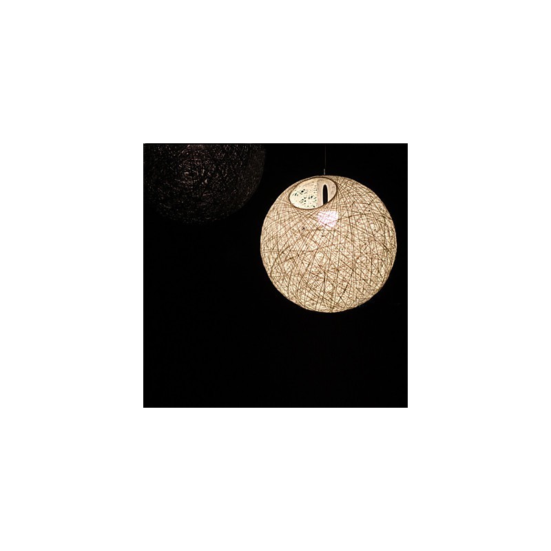Zeitgenössische und vertraglich vereinbarte sphärische Cany Art Lampe Hanf Ball Pendelleuchte