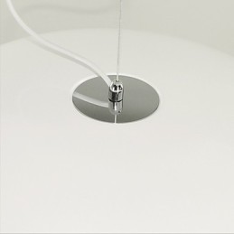 Retro-Pendelleuchte mit Schalenmalerei