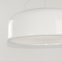 Retro-Pendelleuchte mit Schalenmalerei