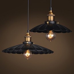 Retro-Klassiker im europäischen Stil Pendelleuchte Metall Art Droplight