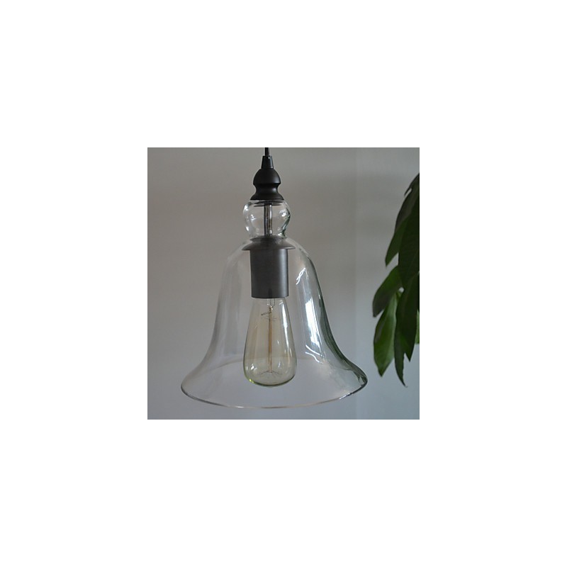 Traditionelle, klassische Pendelleuchte im Vintage-Schalen-Mini-Stil