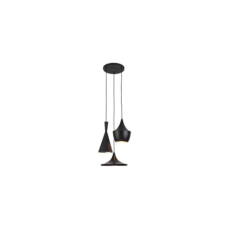 Pendelleuchte aus bemaltem Metall im Mini-Stil