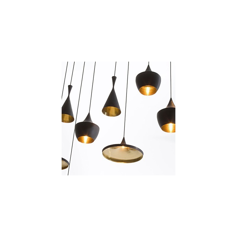 Pendelleuchte aus bemaltem Metall im Mini-Stil