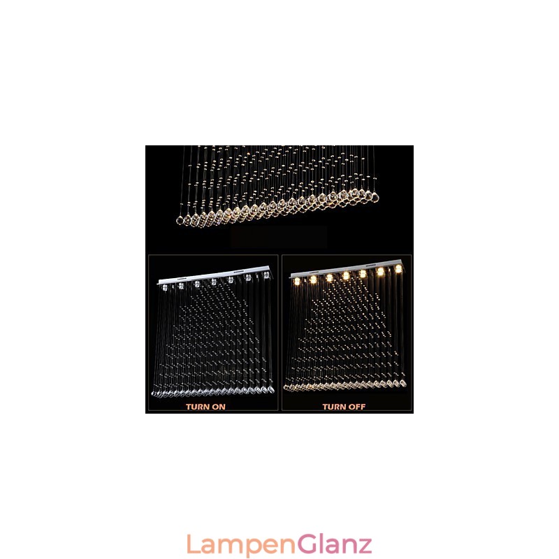 K9 Kristall Pendelleuchte Hängedraht Kronleuchter Beleuchtung Deckenleuchten