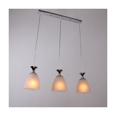 Moderne zeitgenössische Pendelleuchte im Insel-Mini-Stil aus Chrom Moderne zeitgenössische Pendelleuchte im Insel-Mini-Stil aus Chrom