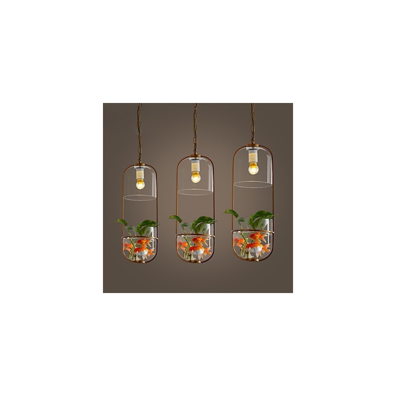 Moderne Pendelleuchte im zeitgenössischen dekorativen Design (ohne Pflanzen)