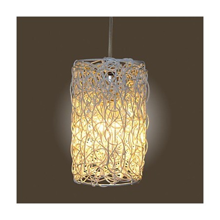 Moderne ländliche Cany Art gewebte Rattan-Einzelkopf-Droplight-Lampe Moderne ländliche Cany Art gewebte Rattan-Einzelkopf-Droplight-Lampe