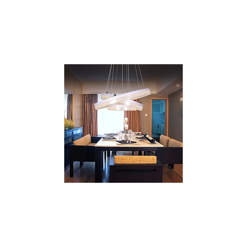 Kristall Pendelleuchte Moderne Lampe Drei Ringe
