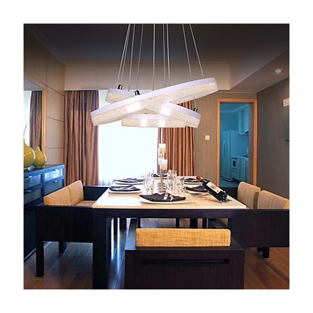 Kristall Pendelleuchte Moderne Lampe Drei Ringe Kristall Pendelleuchte Moderne Lampe Drei Ringe