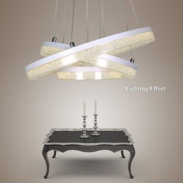 Kristall Pendelleuchte Moderne Lampe Drei Ringe