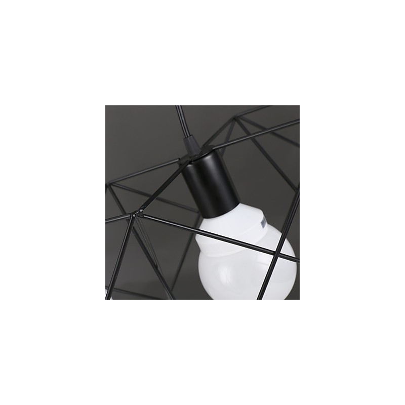 Kontraktiertes und zeitgenössisches kreatives Design Einzelkopf-Droplight aus Schmiedeeisen