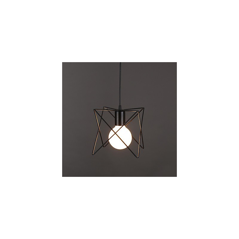 Kontraktiertes und zeitgenössisches kreatives Design Einzelkopf-Droplight aus Schmiedeeisen