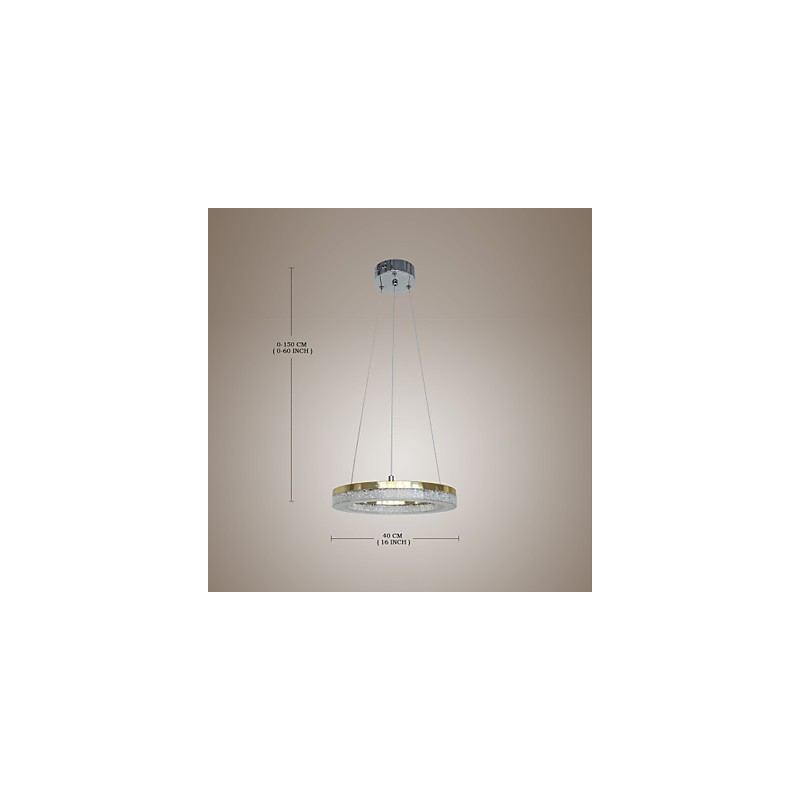 Kristall Pendelleuchte Goldene Moderne Lampe