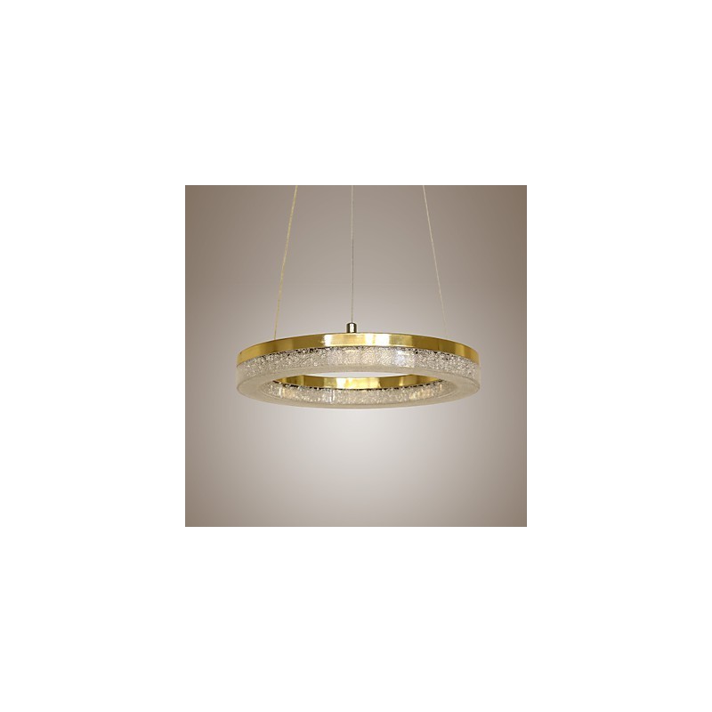 Kristall Pendelleuchte Goldene Moderne Lampe