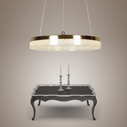 Kristall Pendelleuchte Goldene Moderne Lampe