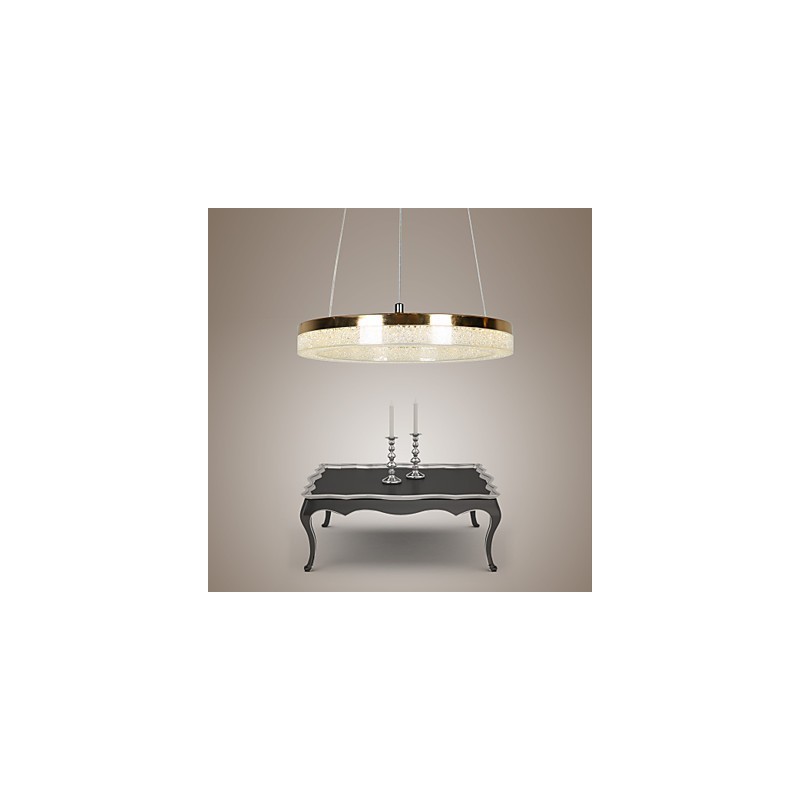 Kristall Pendelleuchte Goldene Moderne Lampe